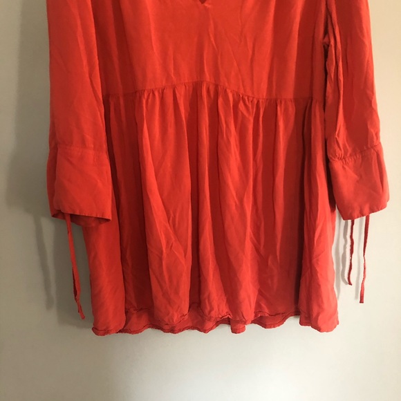 Motherhood women’s red/ orange top size LGG - Picture 5 of 9